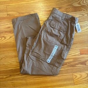 Duluth Trading Fire Hose DuluthFlex Cargo Work Pants NWT Men’s 40x34 Brown